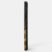 DAMPUNKHERZ, GEARS,GEMS,BUTTERFLIES-MONOGRAMM Case-Mate iPhone HÜLLE (Hinten/Links)