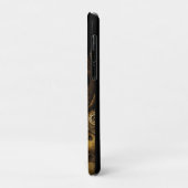 DAMPUNKHERZ, GEARS,GEMS,BUTTERFLIES-MONOGRAMM Case-Mate iPhone HÜLLE (Hinten/Links)