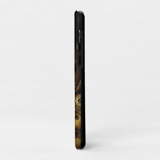 DAMPUNKHERZ, GEARS,GEMS,BUTTERFLIES-MONOGRAMM Case-Mate iPhone HÜLLE (Hinten/Links)