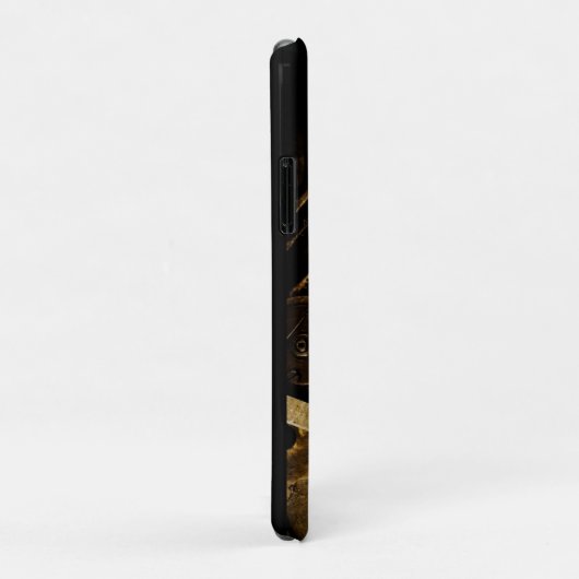 DAMPUNKHERZ, GEARS,GEMS,BUTTERFLIES-MONOGRAMM Case-Mate iPhone HÜLLE (Hinten/Rechts)