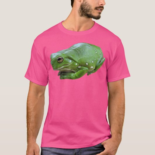 Dampy Tree Frog White's Tree Frog Amphibien T-Shirt (Vorderseite)