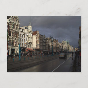Damrak, Amsterdam Postkarte