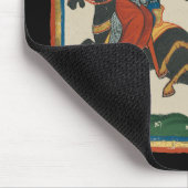 Damsel in Not, mittelalterliche Kunst des 14. Jahr Mousepad (Ecke)