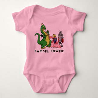 Damsel Power Baby Strampler
