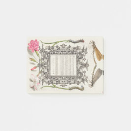 Damselflies, Raupen, Narbe und Dichter Post-it Klebezettel