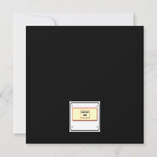 Damselfly balanciert auf einem Blume Einladung (Rückseite)