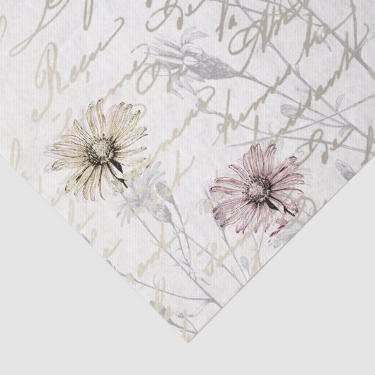 Damselfly Dancer Französisch Script Meadow Decoupa Seidenpapier (Detail)