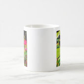 Damselfly und Rose Kaffeetasse (Mittel)
