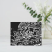 DAMTRAG POSTKARTE (Stehend Vorderseite)