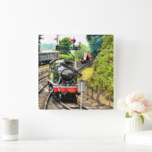 DAMTRAG QUADRATISCHE WANDUHR (Zuhause)