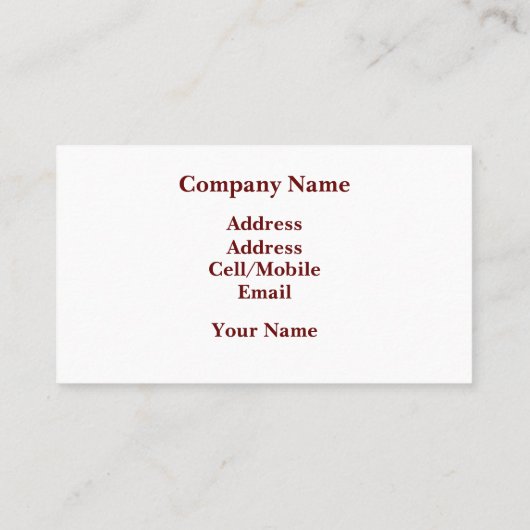 DAMTRAG VISITENKARTE (Rückseite)