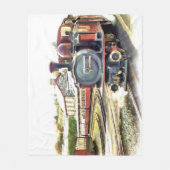 DAMTRAIN Fleece Blanket (Vorderseite)