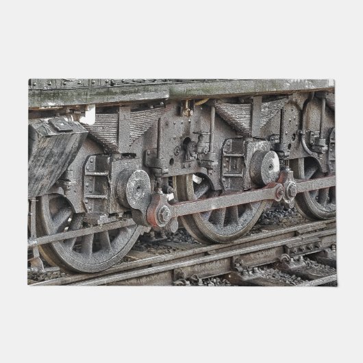 DAMTRAIN-RÄDER FUßMATTE (Vorderseite)