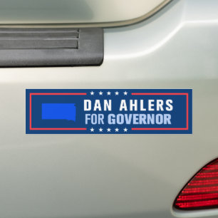 Dan Ahlers für den Gouverneur von South Dakota Autoaufkleber