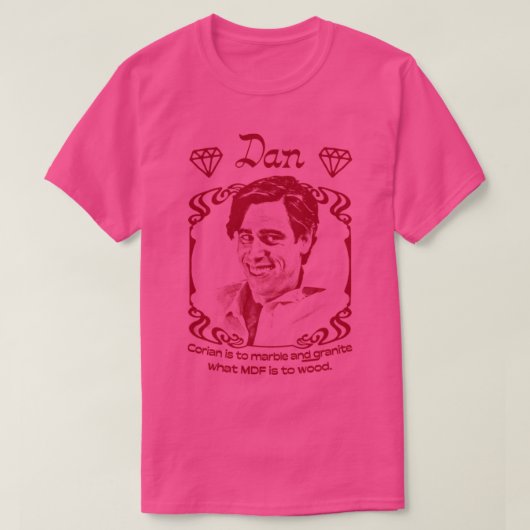 Dan Alan Partridge Quotendesign T-Shirt (Design vorne)