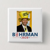Dan Behrman für Präsident 2020 Button (Vorderseite)