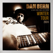 Dan Bern Winter Tour 2024 Poster (Vorne)