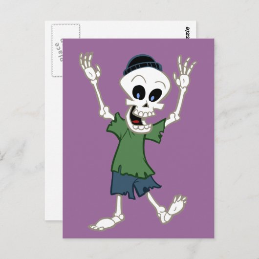 Dan Bones Postkarte (Vorne/Hinten)