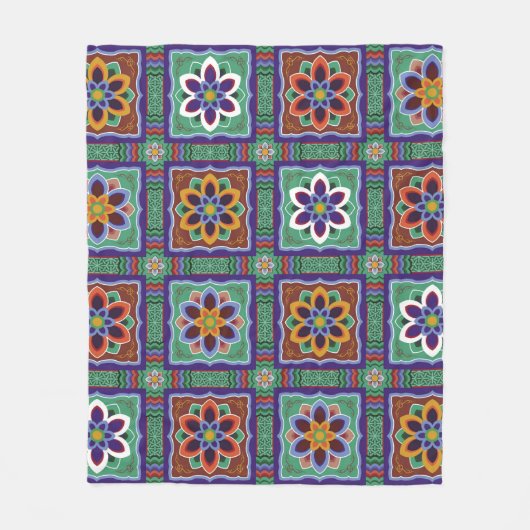 Dan-cheong. Koreanischer Traditioneller Tempel art Fleecedecke (Vorderseite)