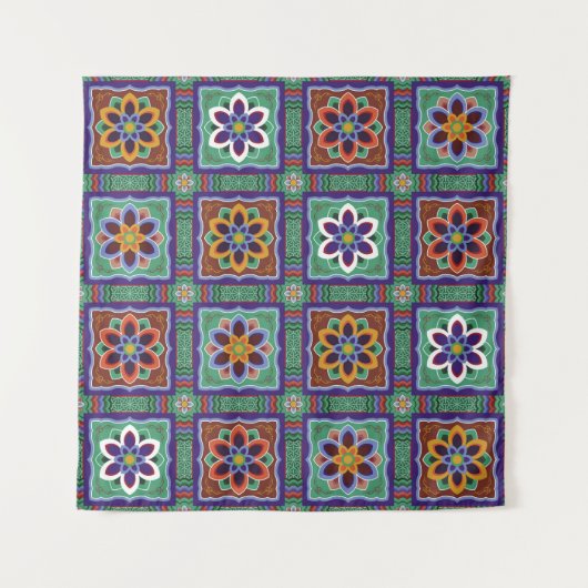 Dan-cheong. Koreanischer Traditioneller Tempel art Wandteppich (Vorderseite)