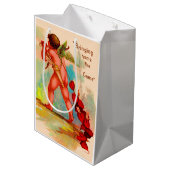 Dan Cupid bringt Zuhause ins Spiel Mittlere Geschenktüte (Rückseite Schrägansicht)