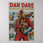 Dan Dare Retro Comic Book Art Poster (Vorne)