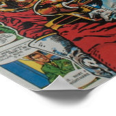 Dan Dare Retro Comic Book Art Poster (Ecke)