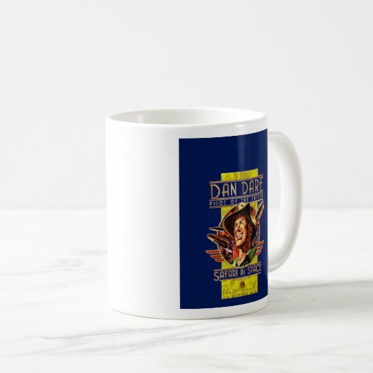 Dan Dare ' Retro-Comic-Held Kaffeetasse (VorderseiteRechts)