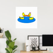 Dan & Din Duck Poster (Heimbüro)