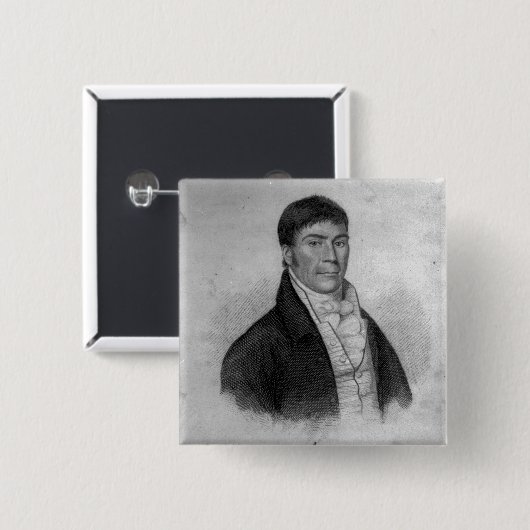 Dan Donnelly, graviert von Percy Roberts Button (Vorne & Hinten)