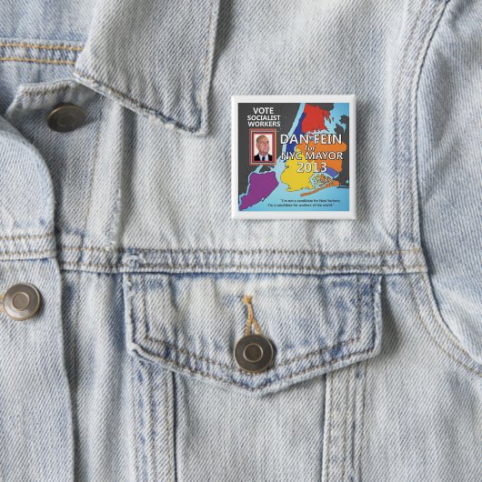 Dan Fein für NYC Bürgermeister 2013 Button (Beispiel)
