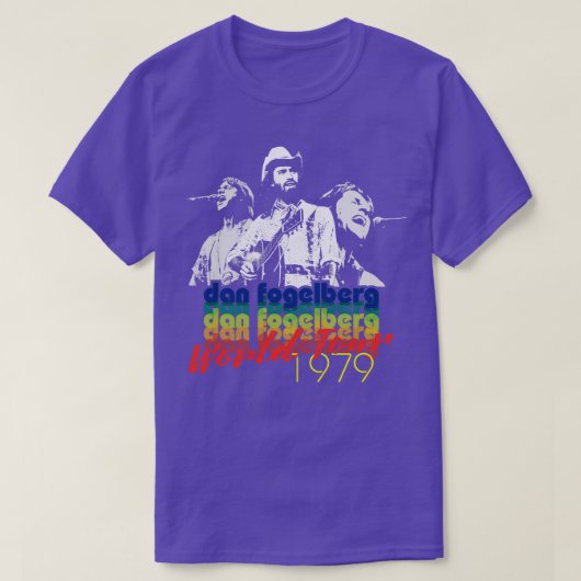 Dan Fogelberg World Tour 1979 T-Shirt (Design vorne)