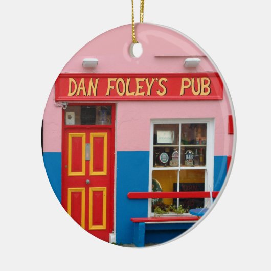 Dan Foley's Pub, Irland Keramikornament (Links)