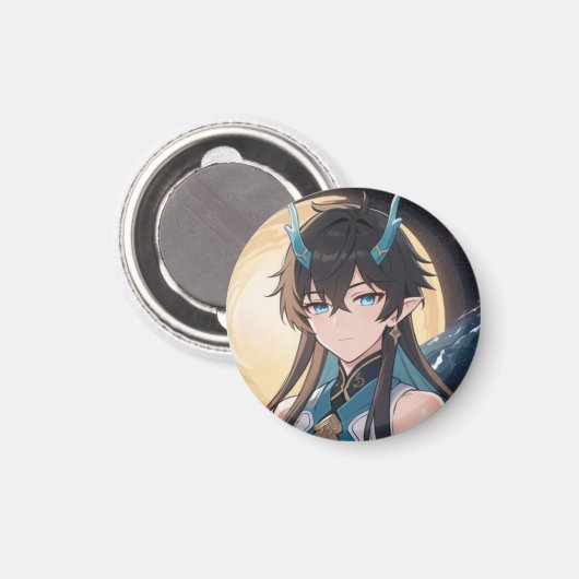 Dan Heng from HSR Magnet (Vorderseite/Rückseite)