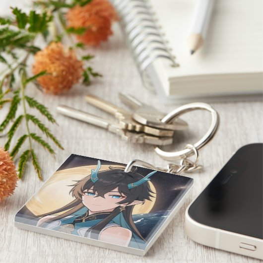 Dan Heng from HSR Schlüsselanhänger (Vorderseite rechts)