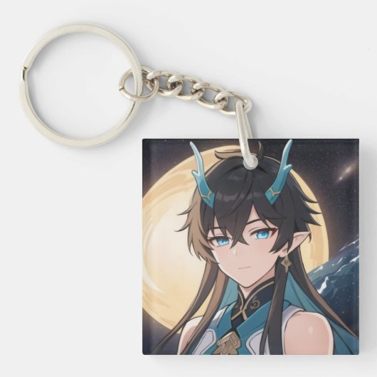 Dan Heng from HSR Schlüsselanhänger (Vorderseite)