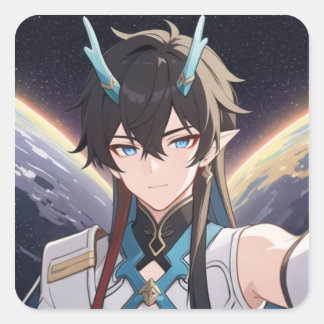 Dan Heng HSR Quadratischer Aufkleber