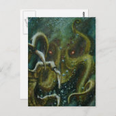 Dan Henk Cthulhu Postkarte (Vorne/Hinten)