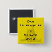 Dan Liljenquist für Senats-Teeparty-Knopf Button (Vorne & Hinten)