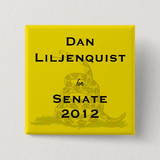 Dan Liljenquist für Senats-Teeparty-Knopf Button (Vorderseite)