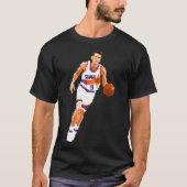 Dan Majerle Pixel Dribble Qiangy T-Shirt (Vorderseite)