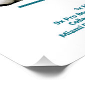 Dan Marino Miami Dolphins Poster (Ecke)