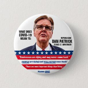 Dan Patrick spricht Button