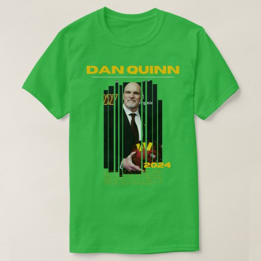 DAN QUINN ERA 2024 COMMANDERS TShirt 1 (Design vorne)