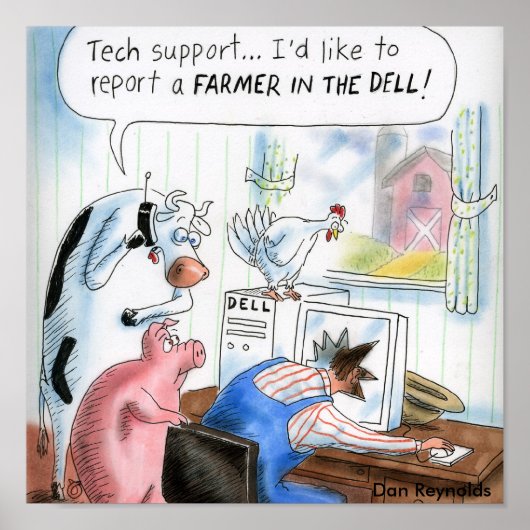 Dan Reynolds | Poster | Bauer im Dell (Vorne)