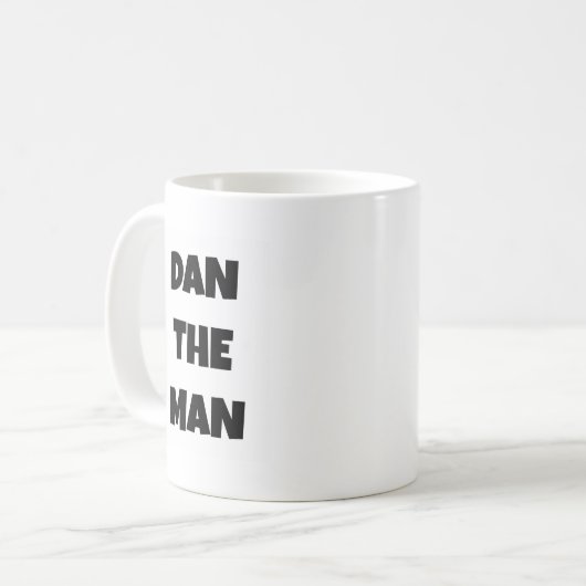 Dan the Man Kaffeetasse (Vorderseite Links)