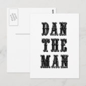 Dan the Man Postkarte (Vorne/Hinten)