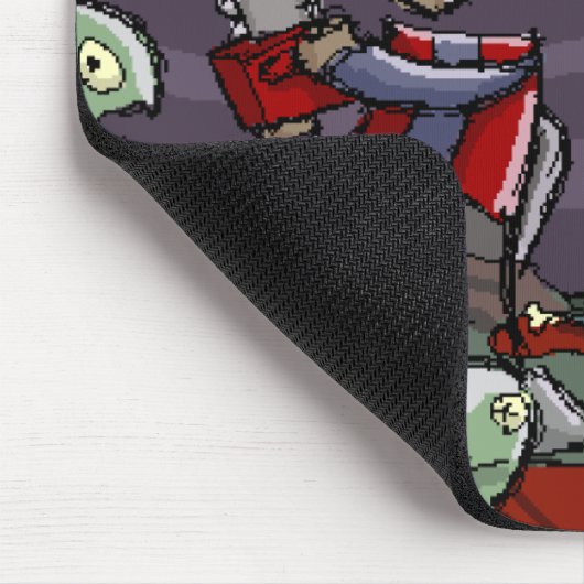 Dan und Ben gegen. Einige Zombies Mousepad (Ecke)