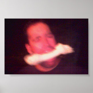 Dan und Dog Bone Poster