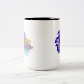 Dan-Zeit-Tasse Zweifarbige Tasse (Mittel)